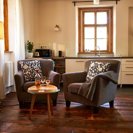 Apartment Baroque Chaplain House Kaplanka 1796 A. D. - Historical Luxury Apts In Bohemian Paradise